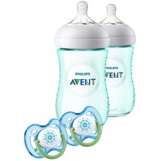 Phillips Avent Kit Presente Mamadeiras Baby Bottle Verde (4 Peças)